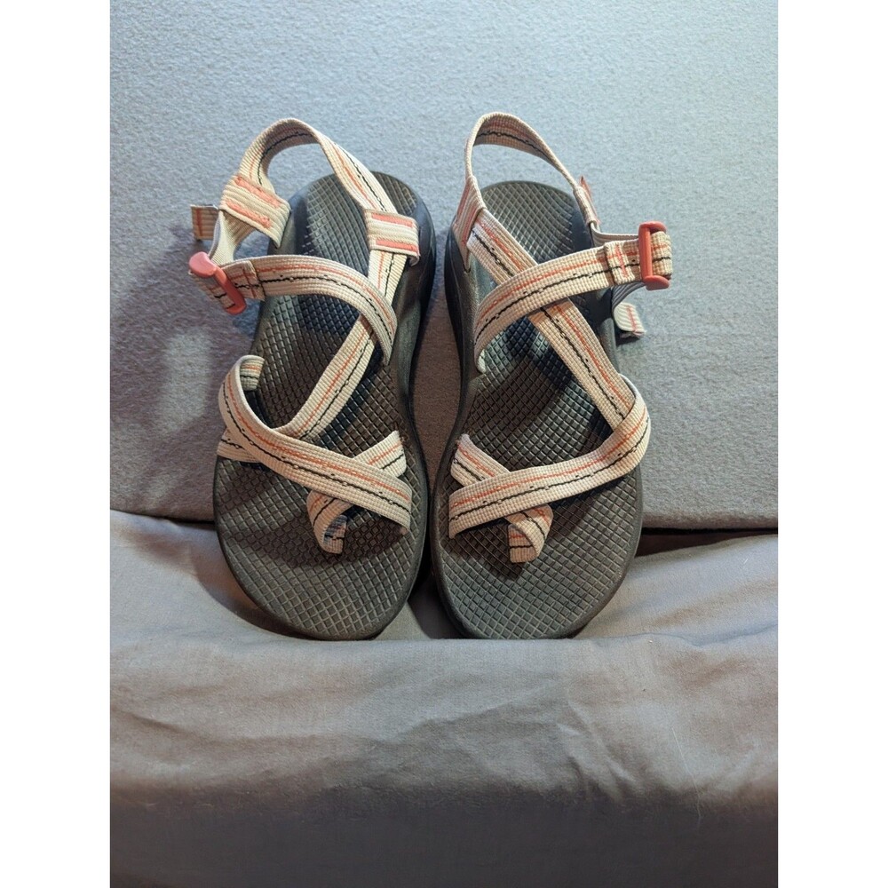 Chaco Women’s Size 8 Sport Sandals Strappy Outdoor Hiking Beige Coral Black